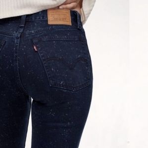 Levi's Dark Blue Straight Leg Jeans